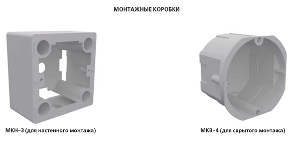 Монтажные коробки для регулятора РС-1-400